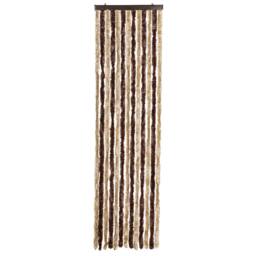 Berkfield Home Insect Curtain Beige & Light Brown 56x200 cm Chenille - thumbnail 1