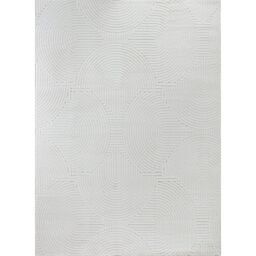 Livabliss Le Mans-Modern Beige Grey White 3D High & Low Pile Textured In- & Outdoor Rug - Size: 80 cm x 150 cm - thumbnail 2