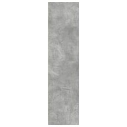 Berkfield Home Wardrobe Concrete Grey 80x50x200 cm Engineered Wood - Size: 80 x 50 x 200 cm - thumbnail 5