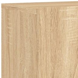Berkfield Home 4 Piece TV Wall Units Sonoma Oak Engineered Wood in Brown - thumbnail 9