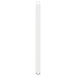 Berkfield Home Coffee Table Legs U-Shaped 2 pcs White 40x(110-111) cm Steel - thumbnail 6