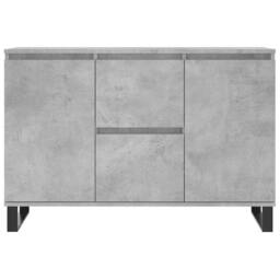 Berkfield Home Sideboard Concrete Grey 104x35x70 cm Engineered Wood - Size: 104 x 35 x 70 cm - thumbnail 5