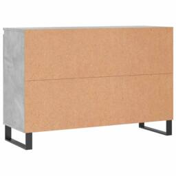 Berkfield Home Sideboard Concrete Grey 104x35x70 cm Engineered Wood - Size: 104 x 35 x 70 cm - thumbnail 8