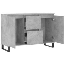 Berkfield Home Sideboard Concrete Grey 104x35x70 cm Engineered Wood - Size: 104 x 35 x 70 cm - thumbnail 6