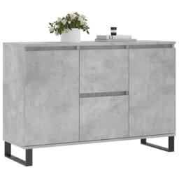 Berkfield Home Sideboard Concrete Grey 104x35x70 cm Engineered Wood - Size: 104 x 35 x 70 cm