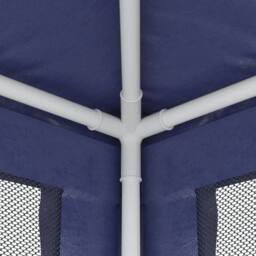 Berkfield Home Party Tent with 4 Mesh Sidewalls Blue 3x4 m HDPE - thumbnail 6
