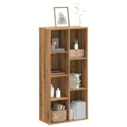 Berkfield Home Bookcase Artisian Oak 50x25x105 cm Engineered Wood in Brown - Size: 50 x 25 x 105 cm - thumbnail 1