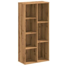 Berkfield Home Bookcase Artisian Oak 50x25x105 cm Engineered Wood in Brown - Size: 50 x 25 x 105 cm - thumbnail 2
