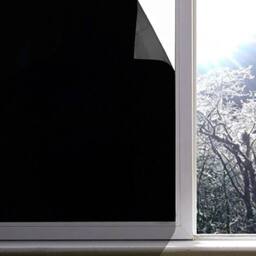 Kelvenix Blackout Window Film Glass Tint in Black - Size: 0.6m2 - thumbnail 1