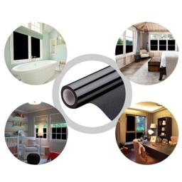 Kelvenix Blackout Window Film Glass Tint in Black - Size: 0.6m2 - thumbnail 3