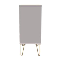 Ready Assembled 2 U Metro 4 Drawer Chest (Ready Assembled) in Taupe - Size: Medium - thumbnail 3