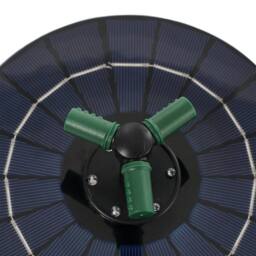 Living and Home 4W Floating Solar Fountain with Interchangeable Spray Heads in Black - thumbnail 7