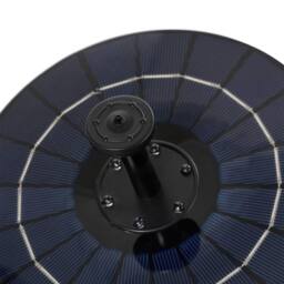 Living and Home 4W Floating Solar Fountain with Interchangeable Spray Heads in Black - thumbnail 6