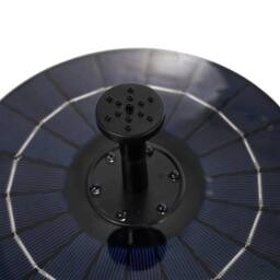 Living and Home 4W Floating Solar Fountain with Interchangeable Spray Heads in Black - thumbnail 8