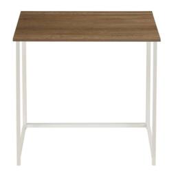 VOGREX White Wooden Folding Computer Desk Space Saving Office Work Table - thumbnail 4