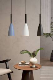 Living and Home 3-Light Iron Pendant Light - thumbnail 1