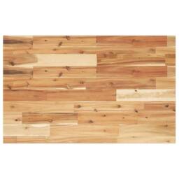 Berkfield Home Desk Top Oil Finished 80x50x2 cm Solid Wood Acacia in Brown - Size: 80 x 50 x 2 cm - thumbnail 2