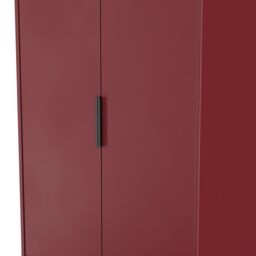 Ready Assembled 2 U Fuji 2 Door 2 Drawer Wardrobe (Ready Assembled) in Dark Red - thumbnail 5