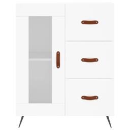 Berkfield Home Highboard White 69.5x34x180 cm Engineered Wood - thumbnail 8