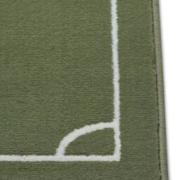 THE RUGS Short Pile Children Rug Runner Estadio Polypropylene Football Play Rug in Green - Size: 120 cm x 170 cm - thumbnail 2