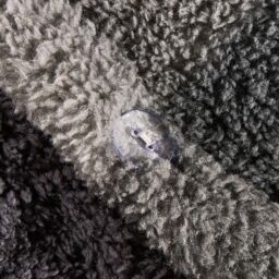 OHS Tartan Check Teddy Fleece Thermal Duvet Cover Bedding Set in Charcoal - Size: King - thumbnail 4