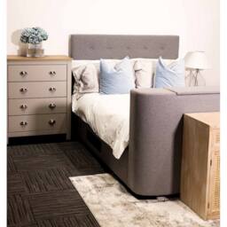 Lemon Pavilion Furniture Lancaster Bedroom Set - MDF - L49.4 x W79 x H180 cm - Grey/Oak in Grey - Size: 1 Pack - thumbnail 5