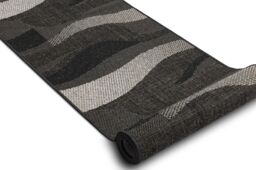 RugsX Sizal Floorlux Runner in Black - Size: 80 cm x 240 cm - thumbnail 3