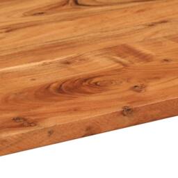 Berkfield Home Table Top 140x60x3.8 cm Oval Solid Wood Acacia in Brown - thumbnail 6