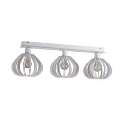 Netlighting Nicoleta Ceiling Spotlight Bar White 62cm 3x E27