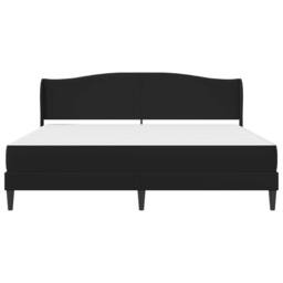 Berkfield Home Bed Frame with Headboard Black 180 x 200 cm Faux Leather - thumbnail 6