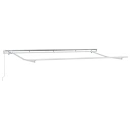 Berkfield Home Retractable Awning Multicolour & Yellow & Orange & White - thumbnail 4