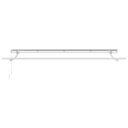 Berkfield Home Retractable Awning Multicolour & Yellow & Orange & White - thumbnail 6