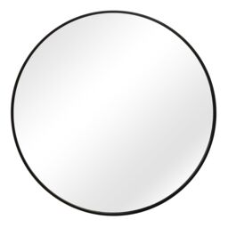 Home Garden Direct Pandora - Round Wall Mirror - 80x80 cm in Black - thumbnail 4