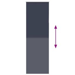 Berkfield Home Roller Blind Blackout Marine 85x230 cm Fabric Width 80.7 cm Polyester in Blue - thumbnail 5
