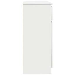 Berkfield Home Sideboard with Drawer White 71x35x84 cm Engineered Wood - Size: 71 x 35 x 84 cm - thumbnail 7