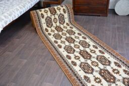 RugsX Bcf Zegary Runner in Beige - Size: 80 cm x 320 cm - thumbnail 5
