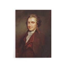 "Artery8 Thomas Paine Portrait Founding Father Canvas Wall Art Print - Size: W24"" x H32""" - thumbnail 1