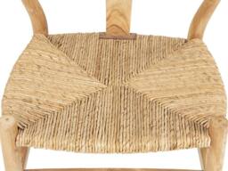 Vente-unique Teak & Wicker Chair - Natural - POGIANA in Light Oak - thumbnail 7