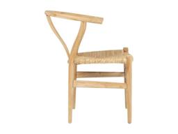 Vente-unique Teak & Wicker Chair - Natural - POGIANA in Light Oak - thumbnail 6