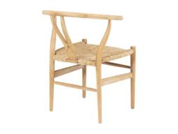 Vente-unique Teak & Wicker Chair - Natural - POGIANA in Light Oak - thumbnail 8