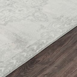 Livabliss Monaco-Vintage Grey Ivory Traditional Boho Living Dining Bedroom Rug in Cream - Size: 160 cm x 220 cm - thumbnail 3
