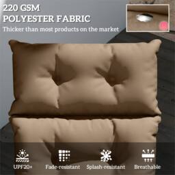 Kelvenix Garden Lounge Chair Cushion Khaki - Size: 100 cm x 190 cm - thumbnail 4