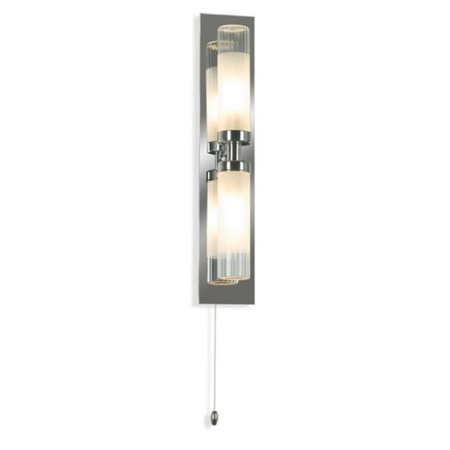 Netlighting Bathroom Wall Light Chrome IP44 in Grey