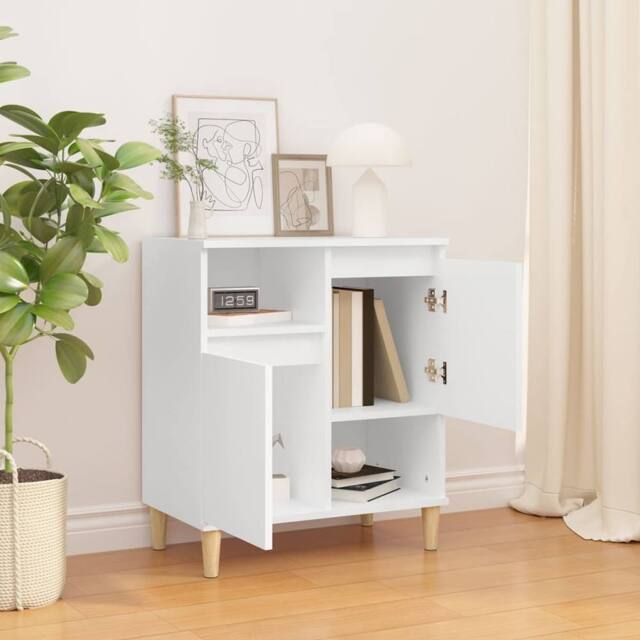 Berkfield Home Sideboard White 60x35x70 cm Engineered Wood - Size: 60 x 35 x 70 cm - image 1