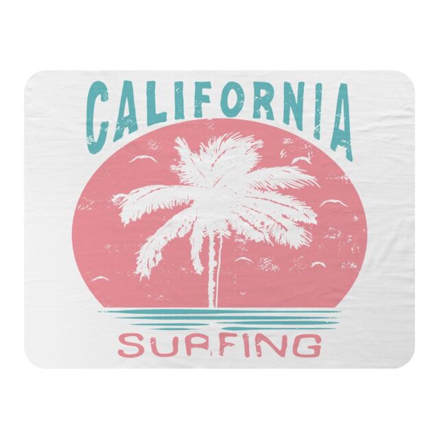 Benjamin Tate Design California Surfing Blanket in Natural - Size: 120 cm x 150 cm - image 1