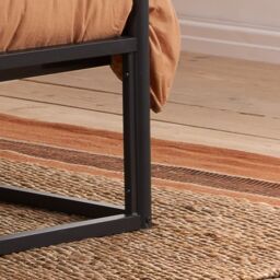Birlea Four Poster Bed Frame Black Metal 4 Poster Canopy Farringdon - Size: Double - thumbnail 3