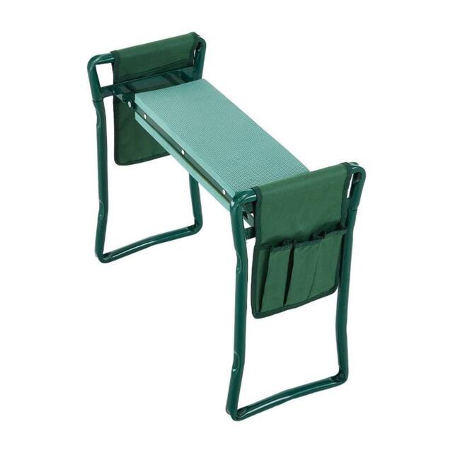 KORVIXA Foldable Garden Kneeler Stool Garden Kneeling Chair in Green - Size: 100 cm - image 1