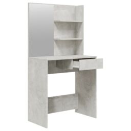 Berkfield Home Dressing Table Set Concrete Grey 74.5x40x141 cm - thumbnail 5