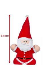 Marco Paul 54cm Santa Claus Soft Plush Decoration in Red - thumbnail 3