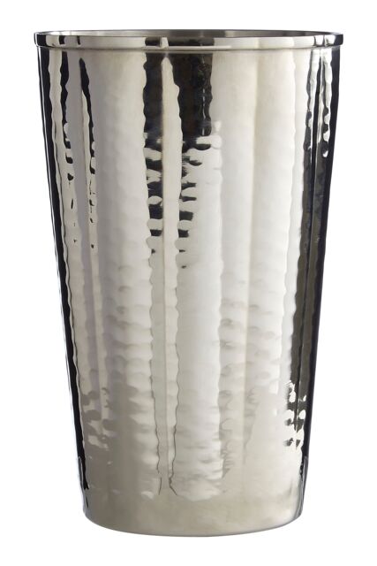 Orsina Hammered Bathroom Tumbler in Silver - image 1